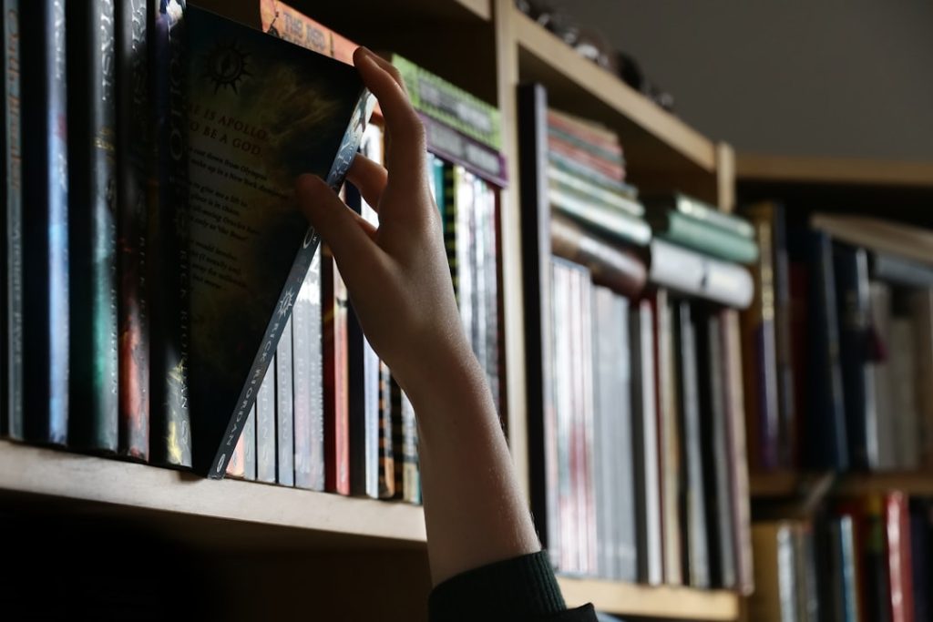 Photo Library shelves